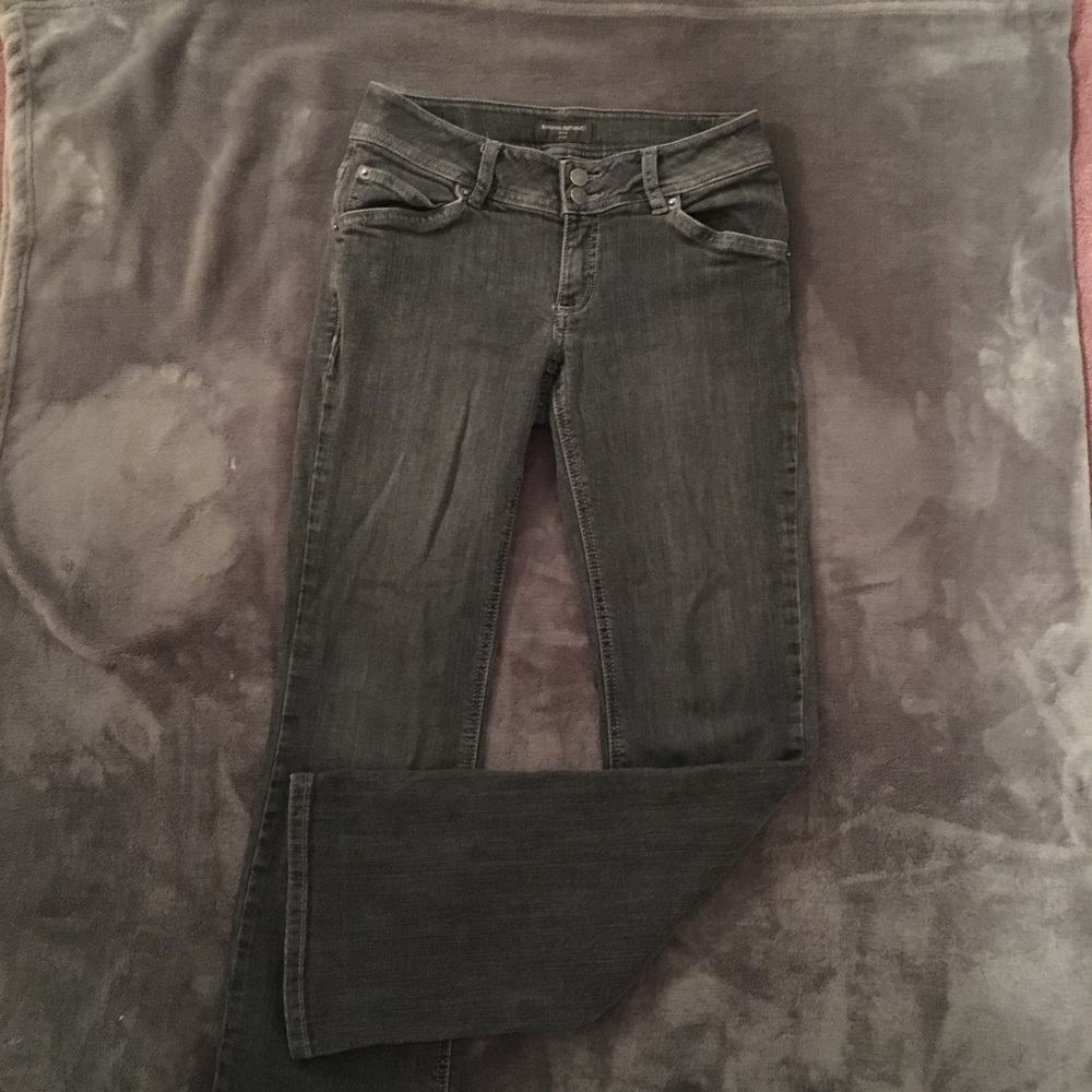 Flare Banana Republic Black Jeans